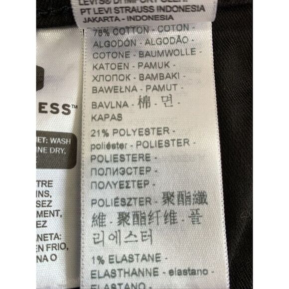 LEVI'S  311 Jeans Womens Size 27  SHAPING SKINNY Black Zip Button Pockets Casual - Picture 7 of 10